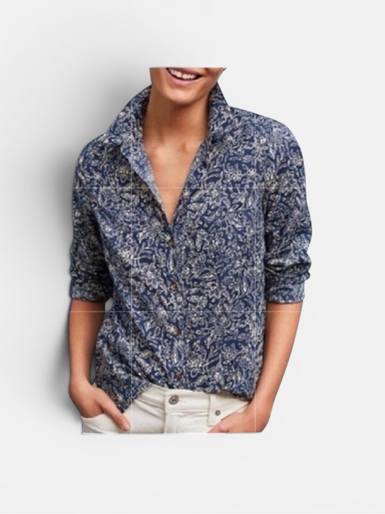 Anthropologie Tops - Anthropologie Maeve Petrin Floral Shirt Button Up Bohemian Preppy Cottagecore 8